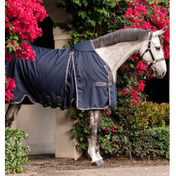 Capa de box Horseware Rambo Optimo 0g Marinho / tempestade / cinza prateado Azul-marinho