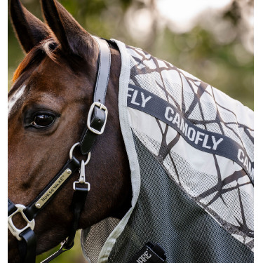 Capa antimoscas Horseware Amigo CamoFly 0g Estampa camuflada / cinza Capa antimoscas Horseware Amigo CamoFly 0g Estampa camuflada / cinza