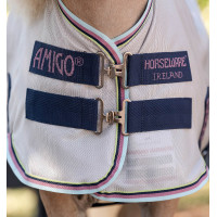 Capa anti-moscas Horseware Amigo Bug Rug Petite 0g Prata / limão / marinho / rosa / azul