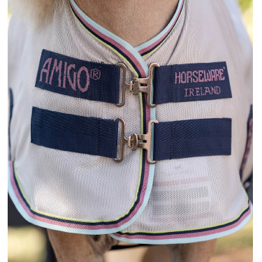 Capa anti-moscas Horseware Amigo Bug Rug Petite 0g Prata / limão / marinho / rosa / azul Capa anti-moscas Horseware Amigo Bug Rug Petite 0g Prata / limão / marinho / rosa / azul