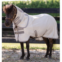 Capa anti-moscas Horseware Amigo Bug Rug Petite 0g Prata / cinza titânio / prata