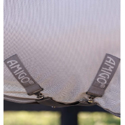 Capa anti-moscas Horseware Amigo Bug Rug Petite 0g Prata / cinza titânio / prata