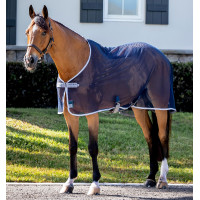 Camisa secante de rede Horseware Amigo 0g Marinho / cinza titânio / prata Azul-marinho