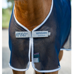 Camisa secante de rede Horseware Amigo 0g Marinho / cinza titânio / prata Azul-marinho Camisa secante de rede Horseware Amigo 0g Marinho / cinza titânio / prata Azul-marinho