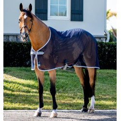 Camisa secante de rede Horseware Amigo 0g Marinho / cinza titânio / prata Azul-marinho Camisa secante de rede Horseware Amigo 0g Marinho / cinza titânio / prata Azul-marinho