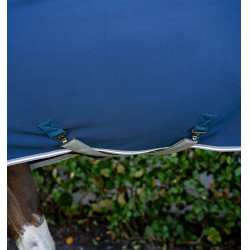 Camisa secante Horseware Amigo Jersey 0g Marinho / cinza titânio / prata Azul-marinho