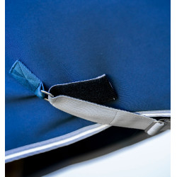 Camisa secante Horseware Amigo Jersey 0g Marinho / cinza titânio / prata Azul-marinho