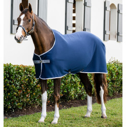 Camisa secante Horseware Amigo Jersey 0g Marinho / cinza titânio / prata Azul-marinho