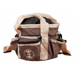 Bolsa de escovagem modelo pequeno T de T Marrom / bege Castanho