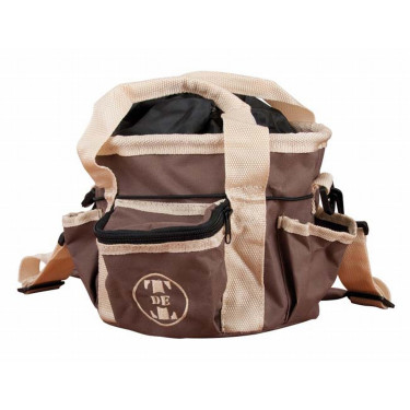 Bolsa de escovagem modelo pequeno T de T Marrom / bege Castanho