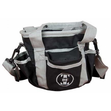 Bolsa de escovagem modelo pequeno T de T Preto / cinza Cinzento