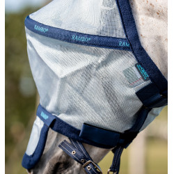 Máscara anti-moscas Horseware Rambo Plus Azul céu / marinho / azul elétrico Máscara anti-moscas Horseware Rambo Plus Azul céu / marinho / azul elétrico