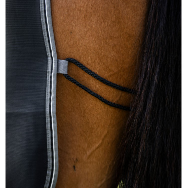 Camisa secante Horseware Rambo Airmax Cooler Disc Preto / tempestade / cinza prateado Camisa secante Horseware Rambo Airmax Cooler Disc Preto / tempestade / cinza prateado