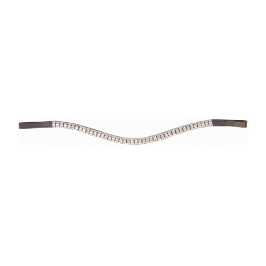 Frontaal Diamant T van T Havana escuro / prata Castanho