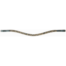 Frontaal Mozaïek T van T Preto / preto / dourado Frontaal Mozaïek T van T Preto / preto / dourado