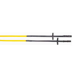 Rendas Biotack® lisas + Couro T de T Amarelo Rendas Biotack® lisas + Couro T de T Amarelo