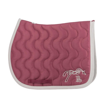 Almofada de sela Pénélope Classique Magenta / branco Rosa