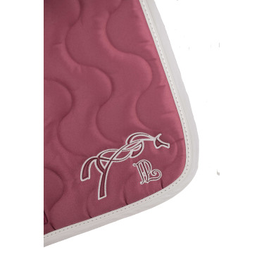 Almofada de sela Pénélope Classique Magenta / branco Rosa