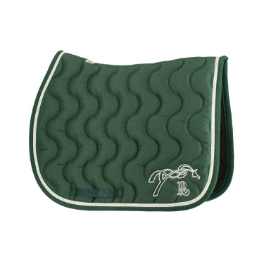 Almofada de sela Pénélope Classique Verde escuro / verde