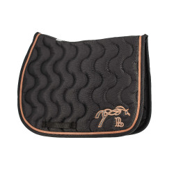 Almofada de sela Pénélope Classique Preto / preto / caramelo