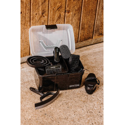 Caixa de escovagem Hippotonic Glitter Preto