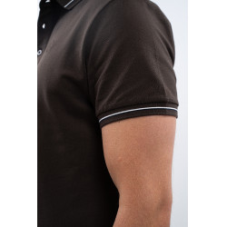 Polo Harcour Oscar homem Cacau Castanho