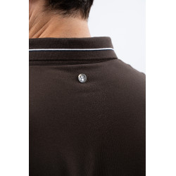 Polo Harcour Oscar homem Cacau Castanho