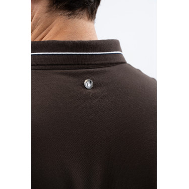 Polo Harcour Oscar homem Cacau Castanho