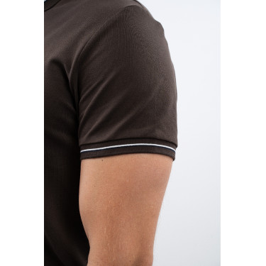 Polo Harcour Oscar homem Cacau Castanho