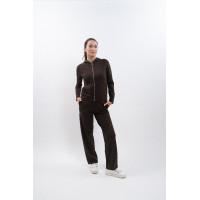 Calça de moletom de malha Harcour Andrea Marinho Azul-marinho