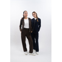 Calça de moletom de malha Harcour Andrea Marinho Azul-marinho Calça de moletom de malha Harcour Andrea Marinho Azul-marinho