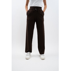 Calça de moletom de malha Harcour Andrea Marinho Azul-marinho Calça de moletom de malha Harcour Andrea Marinho Azul-marinho