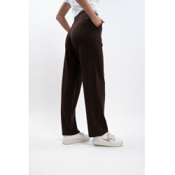 Calça de moletom de malha Harcour Andrea Marinho Azul-marinho Calça de moletom de malha Harcour Andrea Marinho Azul-marinho