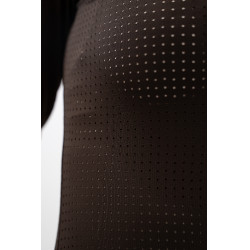 Polo de competição Harcour Stella feminino Cacau Castanho