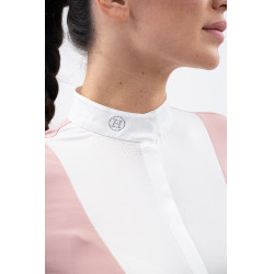 Polo de competição Harcour Stella feminino Peônia Rosa