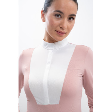 Polo de competição Harcour Stella feminino Peônia Rosa
