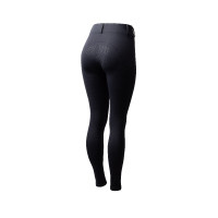 Legging de inverno feminino com grip integral Horze Dea Poção violeta Legging de inverno feminino com grip integral Horze Dea Poção violeta