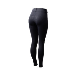 Legging de inverno feminino com grip integral Horze Dea Marinho escuro Azul
