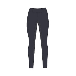 Legging de inverno feminino com grip integral Horze Dea Marinho escuro Azul