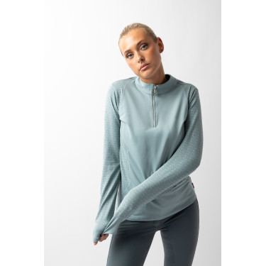 Camiseta térmica de treino Isadora B Vertigo Manjedoura Basilic Rosa