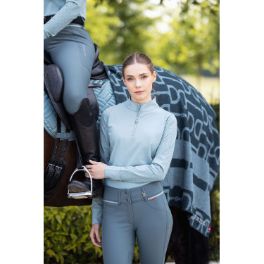 Camiseta térmica de treino Isadora B Vertigo Manjedoura Basilic Rosa