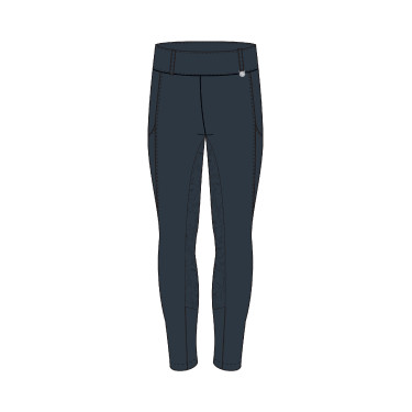Legging Horze Dea infantil térmico com grip completo Legging Horze Dea infantil térmico com grip completo