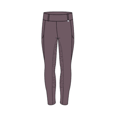 Legging Horze Dea infantil térmico com grip completo Sílex Cinzento Legging Horze Dea infantil térmico com grip completo Sílex Cinzento