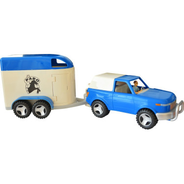 Figura 4x4 todo-o-terreno e seu condutor Papo