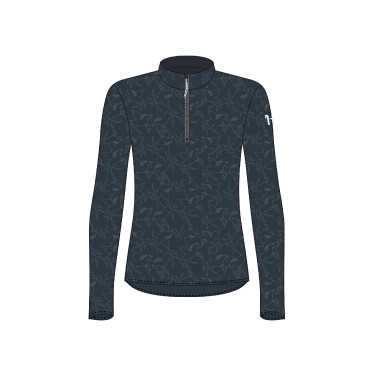 Camiseta de treino infantil Pegasus Horze Mirtilo Azul Camiseta de treino infantil Pegasus Horze Mirtilo Azul