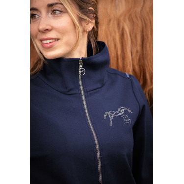 Casaco Pénélope Tweeny com strass Marinho Azul-marinho Casaco Pénélope Tweeny com strass Marinho Azul-marinho