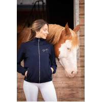 Casaco Pénélope Tweeny com strass Preto