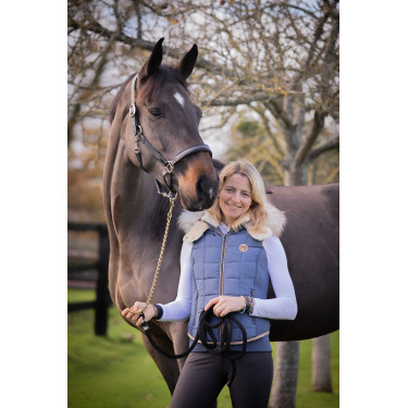 Casaco acolchoado New Roge Pénélope Azul / cinza