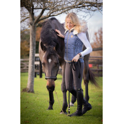 Casaco acolchoado New Roge Pénélope Azul / cinza