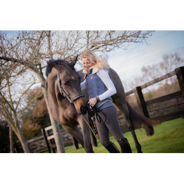 Casaco acolchoado New Roge Pénélope Azul / cinza